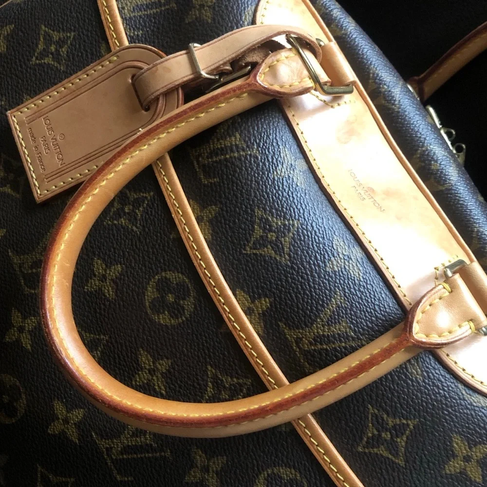 LOUIS VUITTON Deauville LV Monogram Top Handle Weekend Doctor’s Bag 35cm